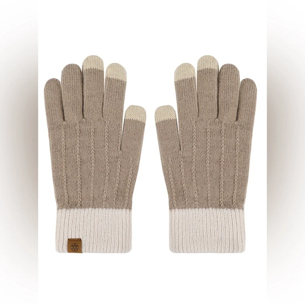 Warm Knitted Touchscreen Gloves